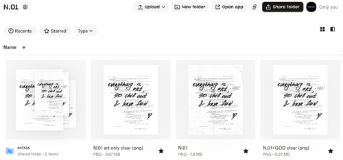 'N.01' DIY DIGITAL ART CREATED FULLY OFFLINE 